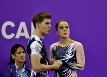 Avropa Oyunları çərçivəsində aerobika gimnastikası üzrə final yarışları. Bakı, Azərbaycan, 21 iyun 2015